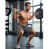 image:imageCOOFANDY Mens 7 Athletic Shorts Quick Dry Elastic Waist Gym Workout ShortsDark Gray