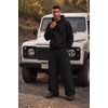 image:imageCOOFANDY Mens Baggy Sweatpants Wide Leg Cotton Fleece Open Bottom SweatpantBlack