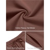 image:imageCOOFANDY Mens Baggy Sweatpants Wide Leg Cotton Fleece Open Bottom SweatpantBrown