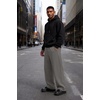 image:imageCOOFANDY Mens Baggy Sweatpants Wide Leg Cotton Fleece Open Bottom SweatpantDark Grey