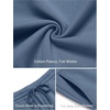 image:imageCOOFANDY Mens Baggy Sweatpants Wide Leg Cotton Fleece Open Bottom SweatpantDenim Blue