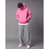 image:imageCOOFANDY Mens Baggy Sweatpants Wide Leg Cotton Fleece Open Bottom SweatpantHeather Grey