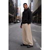 image:imageCOOFANDY Mens Baggy Sweatpants Wide Leg Cotton Fleece Open Bottom SweatpantKhaki