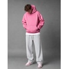 image:imageCOOFANDY Mens Baggy Sweatpants Wide Leg Cotton Fleece Open Bottom SweatpantLight Heather Grey