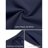 image:imageCOOFANDY Mens Baggy Sweatpants Wide Leg Cotton Fleece Open Bottom SweatpantNavy Blue