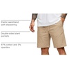 image:imageCOOFANDY Mens Casual Shorts Cotton Drawstring 9 inch Chino Stretch ShortsKhaki