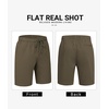 image:imageCOOFANDY Mens Casual Shorts Cotton Drawstring 9 inch Chino Stretch ShortsOlive Green