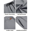 image:imageCOOFANDY Mens Casual Shorts Cotton Elastic Waist Drawstring Summer ShortsGrey
