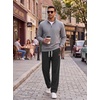 image:imageCOOFANDY Mens Corduroy Pants Casual Elastic Waist Drawstring SweatpantsBlack