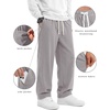 image:imageCOOFANDY Mens Corduroy Pants Casual Elastic Waist Drawstring SweatpantsLight Grey