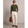 image:imageCOOFANDY Mens Crewneck Sweater Casual Knit Long Sleeve Lightweight PulloverArmy Green