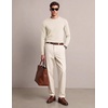 image:imageCOOFANDY Mens Crewneck Sweater Casual Knit Long Sleeve Lightweight PulloverBeige