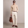 image:imageCOOFANDY Mens Crewneck Sweater Casual Knit Long Sleeve Lightweight PulloverCream