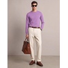 image:imageCOOFANDY Mens Crewneck Sweater Casual Knit Long Sleeve Lightweight PulloverLight Purple