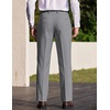image:imageCOOFANDY Mens Dress Pants Classic Fit Flat Front Business Casual SlacksLight Grey