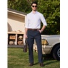 image:imageCOOFANDY Mens Dress Pants Classic Fit Flat Front Business Casual SlacksMidnight Blue