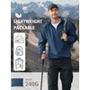 image:imageCOOFANDY Mens Light Rain Jacket Packable Waterproof Raincoat WindbreakerNavy Blue