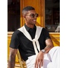 image:imageCOOFANDY Mens Polo Shirts Short Sleeve Casual Summer Polo Tee Collared Tops01black