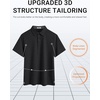 image:imageCOOFANDY Mens Polo Shirts Short Sleeve Casual Summer Polo Tee Collared Tops01black