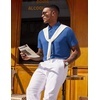 image:imageCOOFANDY Mens Polo Shirts Short Sleeve Casual Summer Polo Tee Collared TopsBlue