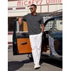 image:imageCOOFANDY Mens Polo Shirts Short Sleeve Casual Summer Polo Tee Collared TopsDark Grey