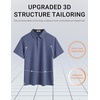image:imageCOOFANDY Mens Polo Shirts Short Sleeve Casual Summer Polo Tee Collared TopsNavy Bluenew