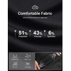 image:imageCOOFANDY Mens Quarter Zip Pullover Mock Neck Sweaters Men Golf SweatshirtAblack