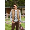 image:imageCOOFANDY Mens Quarter Zip Pullover Mock Neck Sweaters Men Golf SweatshirtAsh Heather