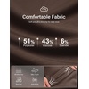 image:imageCOOFANDY Mens Quarter Zip Pullover Mock Neck Sweaters Men Golf SweatshirtCocoa Brown