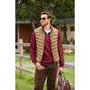 image:imageCOOFANDY Mens Quarter Zip Pullover Mock Neck Sweaters Men Golf SweatshirtWine Red