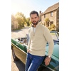 image:imageCOOFANDY Mens Quarter Zip Sweater Casual Lightweight Knit Pullover SweaterBeige