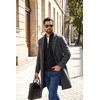 image:imageCOOFANDY Mens Quarter Zip Sweater Casual Lightweight Knit Pullover SweaterBlack