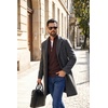 image:imageCOOFANDY Mens Quarter Zip Sweater Casual Lightweight Knit Pullover SweaterDark Brown