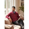 image:imageCOOFANDY Mens Quarter Zip Sweater Casual Lightweight Knit Pullover SweaterDark Red