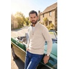 image:imageCOOFANDY Mens Quarter Zip Sweater Casual Lightweight Knit Pullover SweaterLight Khaki
