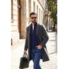 image:imageCOOFANDY Mens Quarter Zip Sweater Casual Lightweight Knit Pullover SweaterNavy Blue