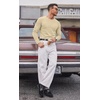 image:imageCOOFANDY Mens Ribbed TShirts Muscle Fit Long Sleeve Casual Crew Neck Tee ShirtsBeige