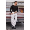 image:imageCOOFANDY Mens Ribbed TShirts Muscle Fit Long Sleeve Casual Crew Neck Tee ShirtsBlack