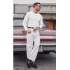 image:imageCOOFANDY Mens Ribbed TShirts Muscle Fit Long Sleeve Casual Crew Neck Tee ShirtsWhite