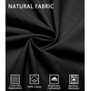 image:imageCOOFANDY Mens Short Sleeve Cotton Button Down Shirts Linen Beach ShirtsBlack