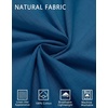 image:imageCOOFANDY Mens Short Sleeve Cotton Button Down Shirts Linen Beach ShirtsSea Blue
