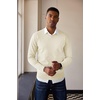 image:imageCOOFANDY Mens V Neck Sweater Lightweight Knitted Pullover SweatersBeige