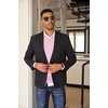 image:imageCOOFANDY Mens V Neck Sweater Lightweight Knitted Pullover SweatersPink