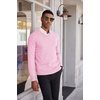 image:imageCOOFANDY Mens V Neck Sweater Lightweight Knitted Pullover SweatersPink