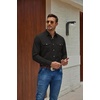image:imageCOOFANDY Mens Western Cowboy Shirts Casual Button Down Shirt Long SleeveBlack