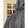 image:imageCOOFANDY Rain Ponchos for Adults Full Zip Lightweight Rain Jackets Waterproof Packable Raincoats with Hood Hiking CampingDark Grey
