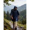 image:imageCOOFANDY Rain Ponchos for Adults Full Zip Lightweight Rain Jackets Waterproof Packable Raincoats with Hood Hiking CampingNavy Blue
