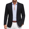 image:imageCOOFANDY Men Casual Blazer Wrinkle Free Sports Coat One Button Suit JacketBlack