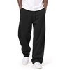 image:imageCOOFANDY Mens Baggy Sweatpants Wide Leg Cotton Fleece Open Bottom SweatpantBlack