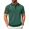 F-dark Green Striped